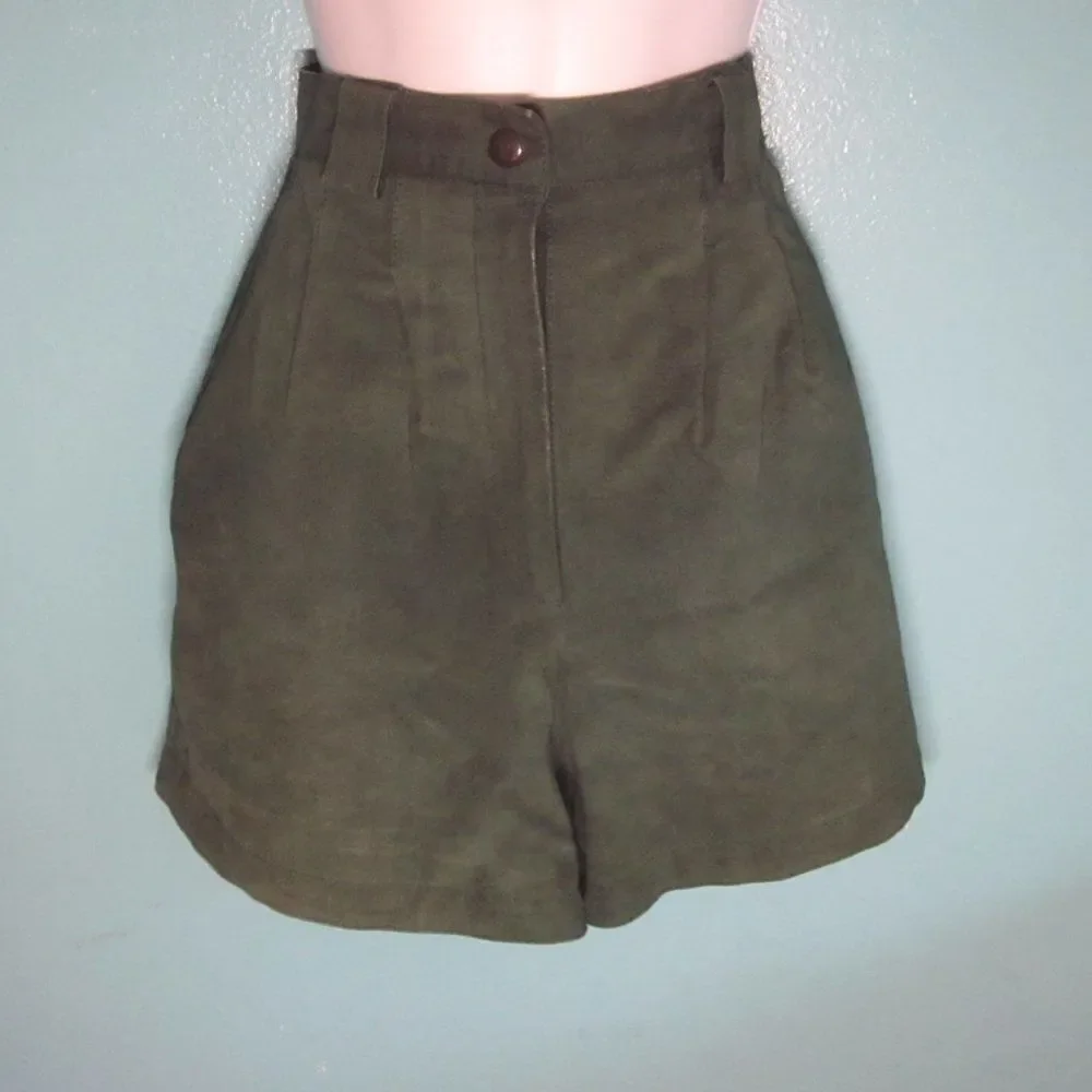 Vintage Leather Shorts Juniors Size 7 Jay Jacobs by ADA